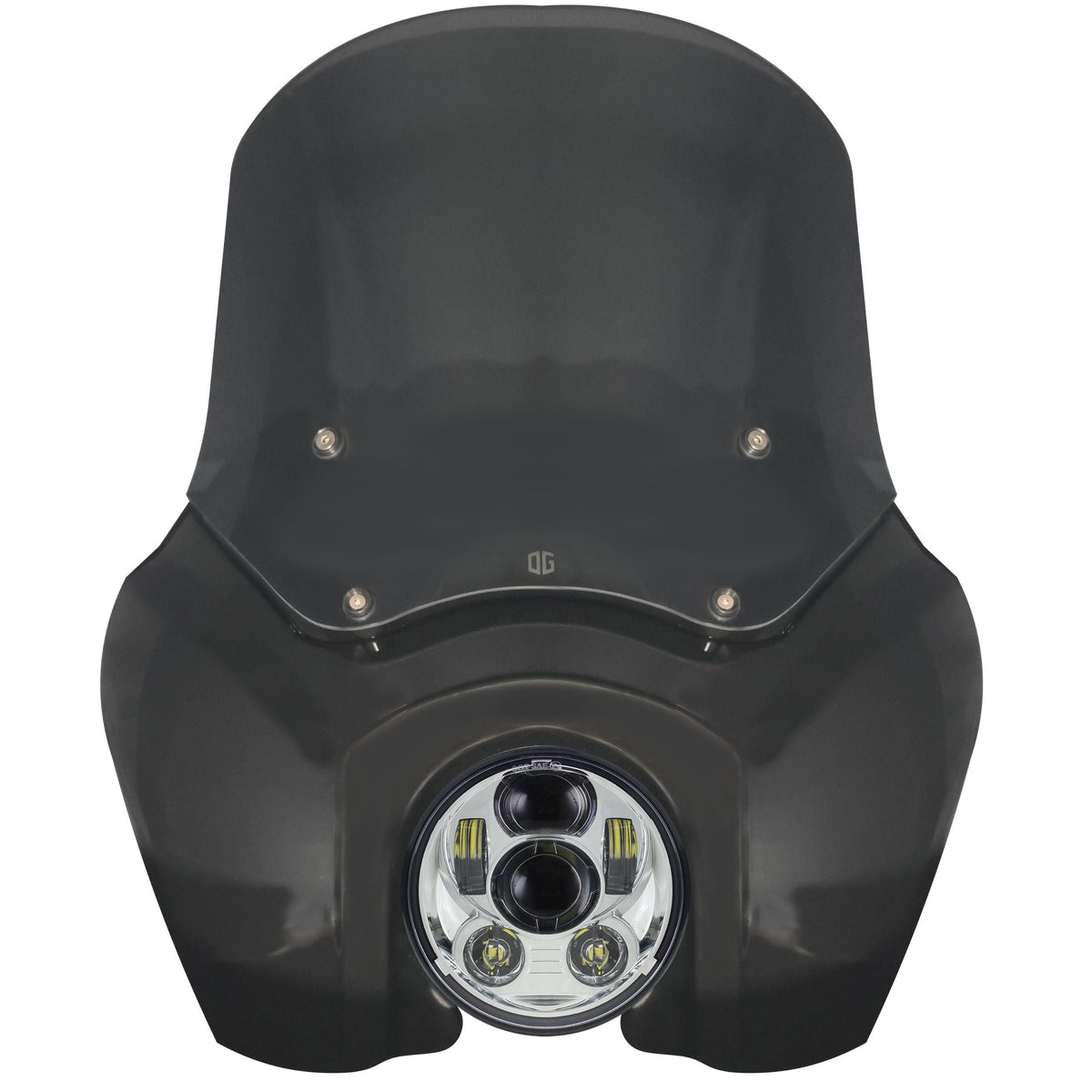 OG T-Sport Fairing kit for Harley-Davidson with OG LED Projector Headlight Daymaker conversion Chrome